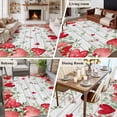 thumbnail image 5 of Valentines Love Heart Area Rugs 8'x10', Washable Small Throw Rugs for Living Room Patio, Eucalyptus Red Love Heart Vintage Indoor Outdoor Rug Non-Slip Low Pile Carpet Runner Reversible Floor Mats, 5 of 8