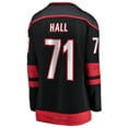 thumbnail image 3 of Women's Fanatics Taylor Hall Black Carolina Hurricanes Home Breakaway Player Jersey, 3 of 3