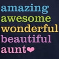 thumbnail image 3 of CafePress - Amazing Aunt Hoodie (Dark) - Pullover Hoodie, Classic, Comfortable Hooded Sweatshirt, 3 of 4