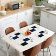 thumbnail image 3 of Erosebridal Chic Minimalism Place Mats Set of 4 for in Door Dinning, Abstract Square Table Place Mats for in Door Dining, Modern Fashion Decor, 3 of 4