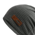 thumbnail image 3 of Clearance! Fdelink Beanie Hat Winter Hats Winter Hats for Men Women Soft Warm Knit Hat Ski Stocking Cuffed Cap Grey, 3 of 5