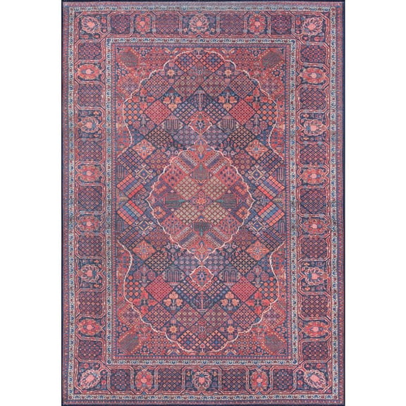 Momeni Afshar Polyester Machine Made Navy Area Rug 8'5" X 12'