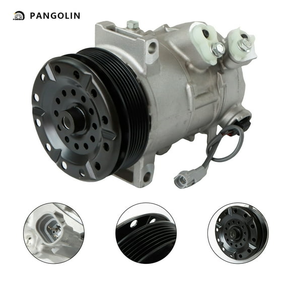 PANGOLIN A/C Compressor CO 30011C Fit for 2009-2012 Dodge Caliber, 2009-2016 Jeep Compass Patriot Air Conditioning Compressor Assembly Auto Replacement Part OE 55111610AA, 55111610AB