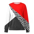 thumbnail image 5 of 2023 Chandail en Molleton Mode pour Femmes 50 % de Réduction Liquidation Col Rond Mode Décontractée Manches Longues Imprimé Chandail en Molleton Haut Blouse, 5 of 5