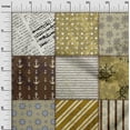 thumbnail image 3 of oneOone Polyester Spandex Brown Fabric Nautical Craft Projects Decor Fabric Printed By The Yard 56 Inch Wide, 3 of 6