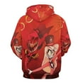 thumbnail image 7 of Hazbin Hotel Hoodie 3D Print Pullover Hooded Long Sleeve Sweatshirts Tops Blouse with Pocket for Mens Womens, 7 of 7