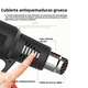 thumbnail image 5 of Pistola De Calor De 2000w Temperatura Regulable 5 Boquillas Lab.G, Negro, 5 of 5