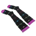 thumbnail image 1 of 1 Pair Compression Socks, For Athletes Nurses Increase Circulation Muscle Recovery Sports Compression Socks For Running Cycling, 1 of 8