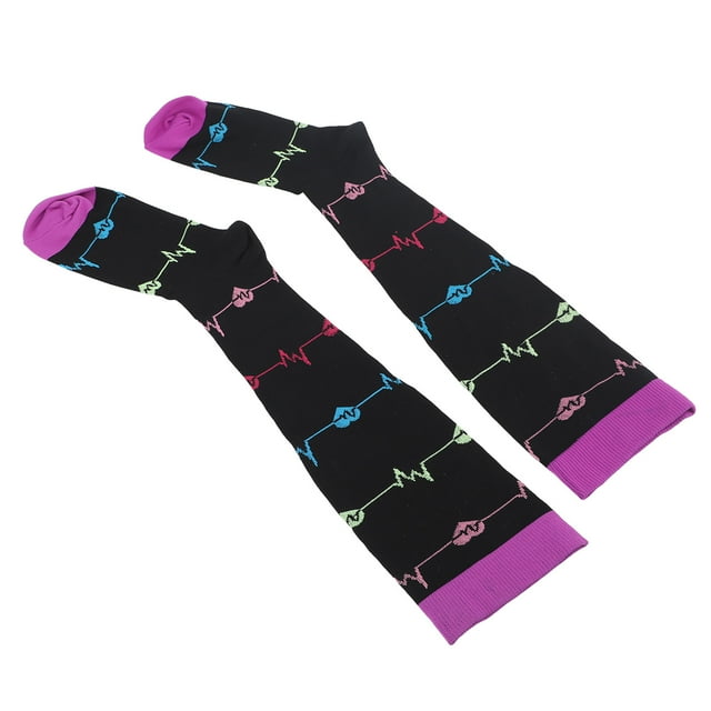 1 Pair Compression Socks, For Athletes Nurses Increase Circulation Muscle Recovery Sports Compression Socks For Running Cycling
