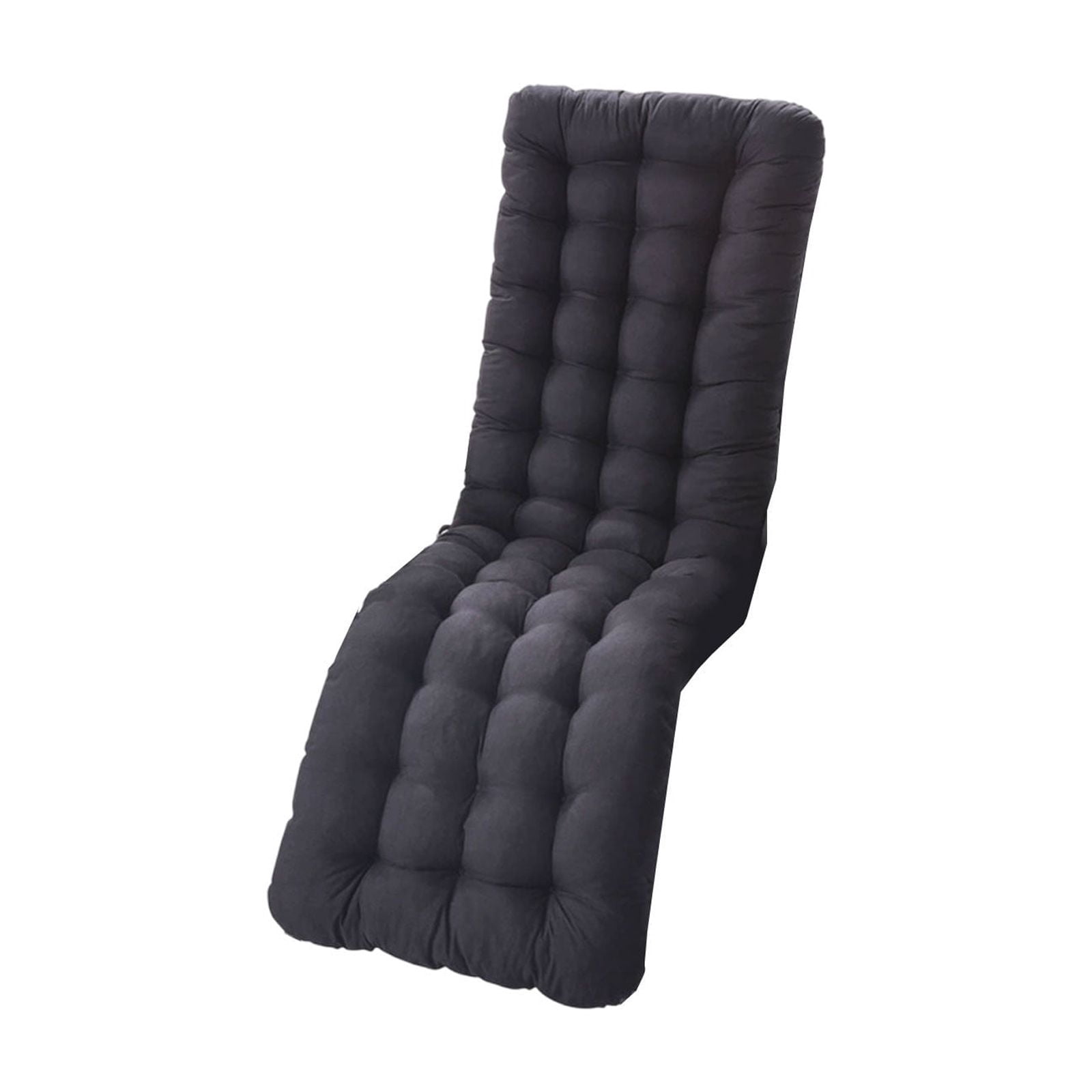 Lounge Chair Cushion,Outdoor Lounge Chair Cushions,Seat Cushions,Lounge Chair Cushion,Cushions for Outdoor Furniture,Patio Cushions Chaise Outdoor Mattress Recliner Quilted Thick(Black)