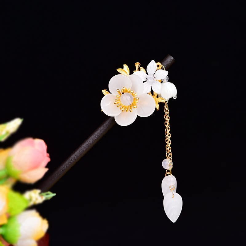 Hairpin Retro Exquisite Coloured Glaze Flower Hair Stick Temperamental Elegant White Crystal Tassel Leaves Pendant Hair Jewelry Chinese Style Hairpin (Metal Color : White) | Walmart Canada Hairpin Retro Exquisite Coloured Glaze Flower Hair Stick Temperamental Elegant White Crystal Tassel Leaves Pendant Hair Jewelry Chinese Style Hairpin (Metal Color : White) | Walmart Canada