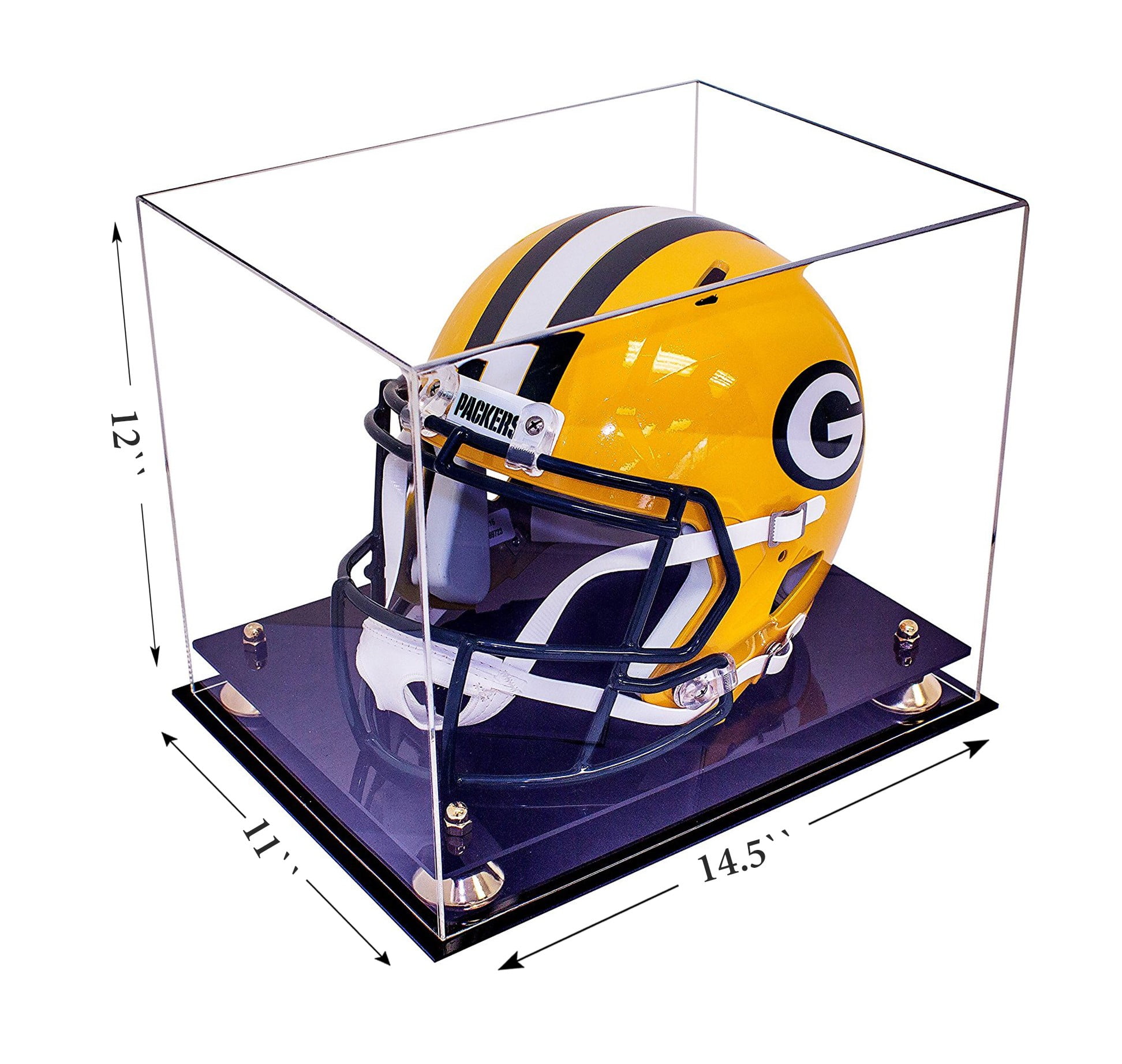 : Football Helmet Display Case Full Size, Clear Acrylic Football  Helmet Case Display Case with Magnetic Door and UV Protection for Football  Helmet : Sports & Outdoors