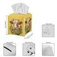 thumbnail image 5 of ZUXONGSY Sunflower Square Tissue Box Covers Cow PU Leather Tissue Cube Box Cover Customized Printed Tissue Cover Stylish Tissue Box Cover Bathroom Accessories Decoration, 5 of 7