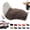 Khaki, variant on Wagging Tail for Car, Remote Control Electric Car Tail, USB Rechargeable Plush Animal Moving Tail with Sound Activated, Universal Fit Vehicle Exterior Accessory (Blue)