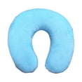 thumbnail image 2 of Almohada de , almohada para cuello, compacta, transpirable, cómoda, de espuma viscoelástica, soporte para cabeza y cuello para uso en casa o Azul, 2 of 8