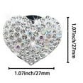 thumbnail image 2 of SNGMN Car Air Freshener - 2023 Diamond Heart Aromatherapy Clip, Vehicle Mounted Perfume, Odor Removal, Long-Lasting, Easy Installation, Suitable for All, 2 of 2