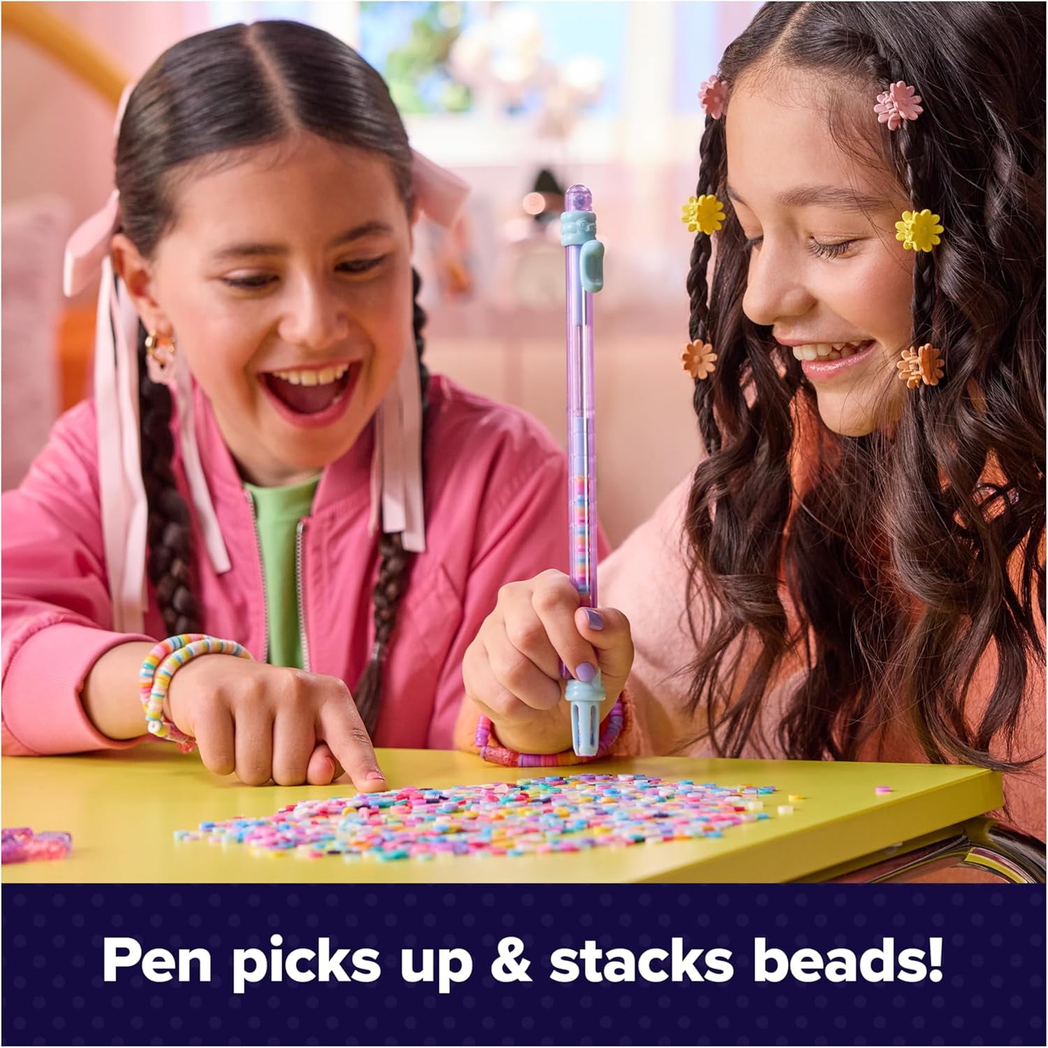 Cool Maker,Studio Bracelet Making Kit with Easy Beading Pen & Over 1200 Beads for Bracelets, Makes 15, Gifts & Stocking Stuffers for Girls Ages 7 and up
