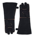 thumbnail image 3 of Leather Grill Gloves, Black, 3 of 3