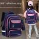 thumbnail image 1 of Mochila AK Rabbit para niñas, estudiantes de primaria, de 3.º a 6.º grado, para niños y niñas, mochila de gran capacidad para jardín de infantes, 1 of 3