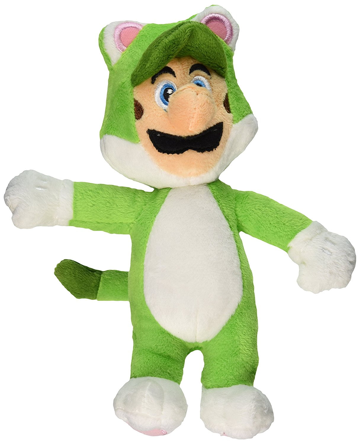 World Of Mario Bros U Cat Luigi Plush Collect Your Favorite Characters From Mario Bros U In Plush Form By Nintendo Ship From Us Walmart Com Walmart Com