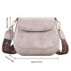 thumbnail image 4 of Bandolera Mujer PU Cuero Retro Sling Mujer Commute Gris, 4 of 8