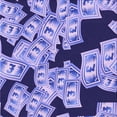 thumbnail image 1 of Ahgly Company Machine Washable Indoor Square Transitional Mauve Purple Area Rugs, 5' Square, 1 of 7