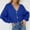 Blue, variant on Women's Long Sleeve Knit Sweater Open Front Cardigan Button Loose Outerwear Button down Cardigan Sweaters for Women Formal Cardigan Boyfriend Sweater for Women Womens Cardigans Long Sleeve Knit