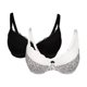 thumbnail image 1 of Gorgeous - Sujetador T-Shirt para Mujer - Pack de 2 (Negro, Blanco), 1 of 7