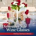 thumbnail image 4 of Set de 6 copas de vino vintage hechas a mano de Yungala Red Goblets, 4 of 9