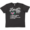 thumbnail image 3 of Inktastic Flower Girl Wedding Duties Youth T-Shirt, 3 of 5