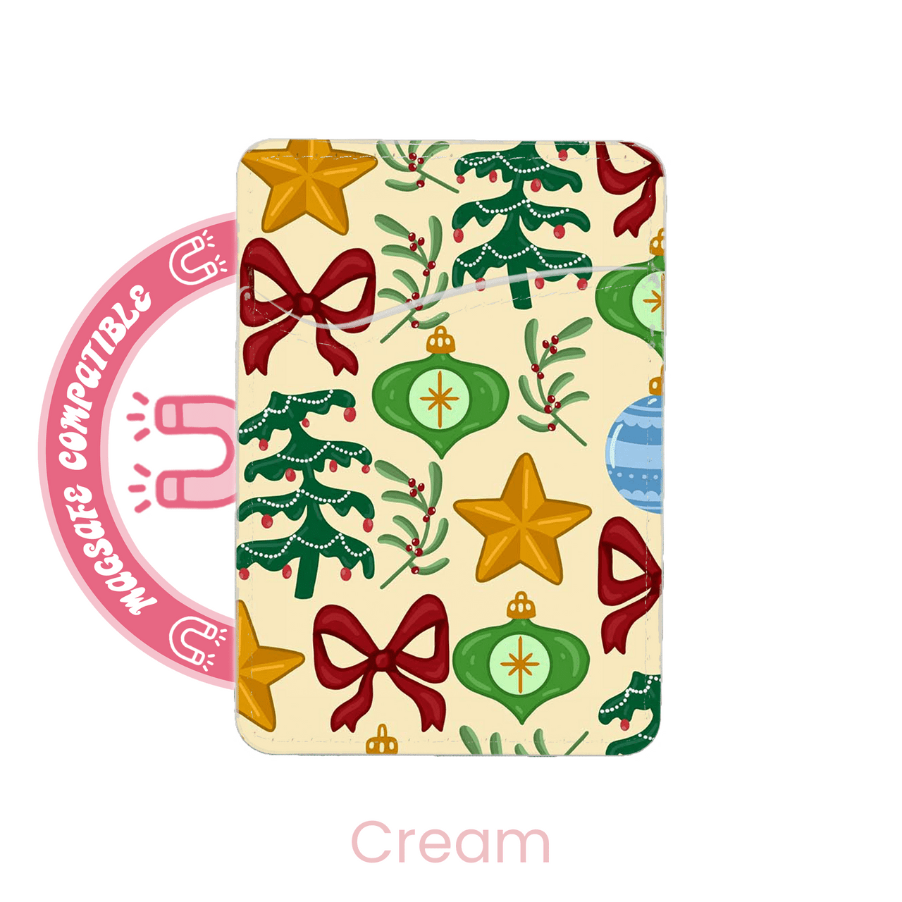 abbyrose Quilted Christmas MagSafe Rose Pocket
