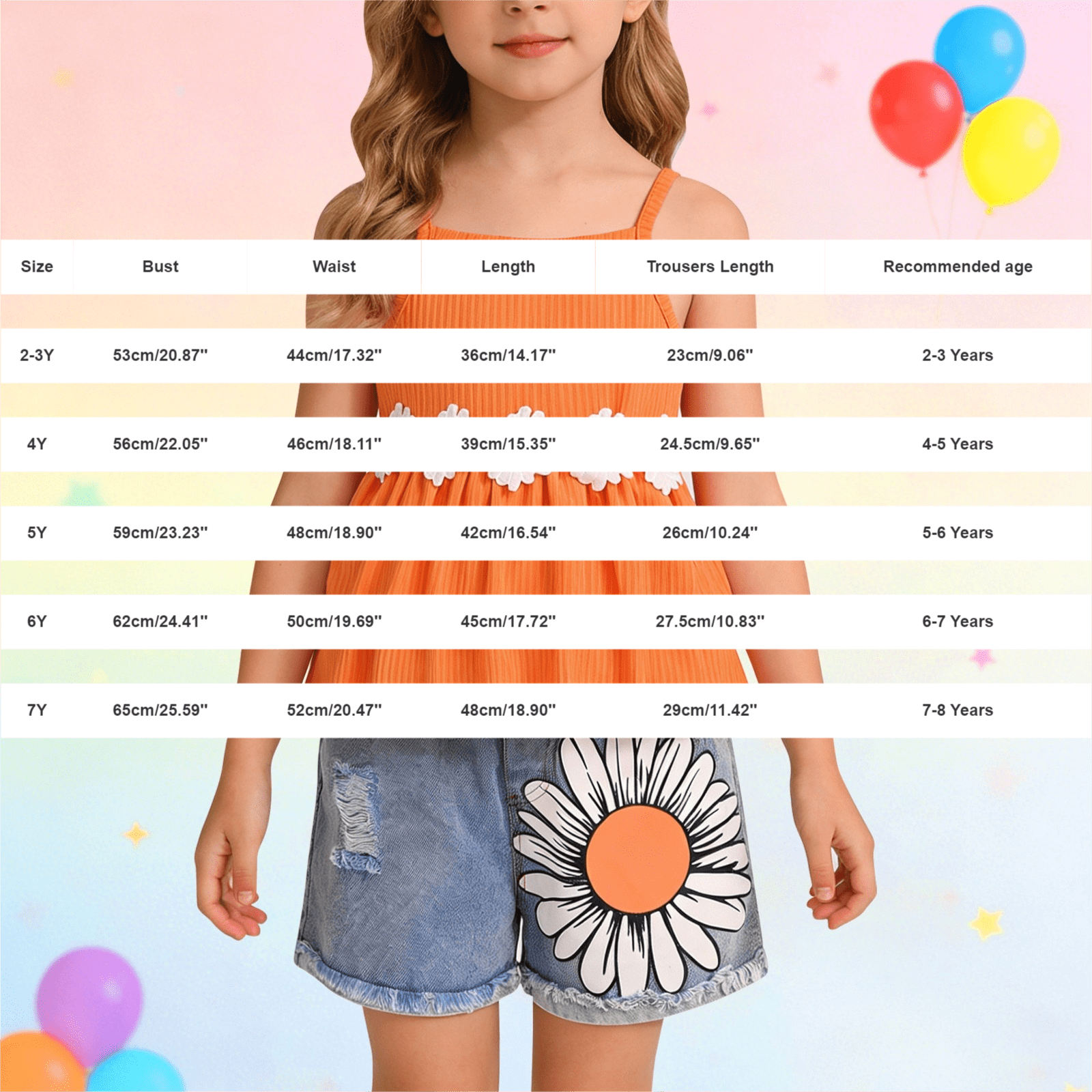 Coerni Toddler Girls Clothes 3T 4T 5T 6T 7T Summer Outfits Baby Kids Short Sleeve T-Shirt Tops & Bow Shorts Sets 2pcs