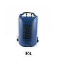 thumbnail image 2 of Waterproof Bags Multifunctional Outdoor Backpack Large-Capacity Equipment Foldable Kayak Rafting Bag Pool Beach Sports Dark Blue 30L Shoulders, 2 of 9