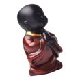 thumbnail image 5 of Figuras de monje para decoración del hogar, figuras estatuas de resina, exhibición de , sa de estar, dormitorio, adornos Baoblaze Pequeña estatuilla de Buda, 5 of 5