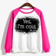 thumbnail image 5 of 2023 Mode Femmes Sweatshirt 50% de Réduction sur l'Autorisation Imprimé T-shirt Long Manches Blouse Col Rond Casual Tops Sweatshirt, 5 of 5