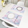 thumbnail image 6 of Pastel Clouds Reversible Placemat Non Slip Coffee Mat 18x12 Inch for Dining, Kitchen, Coffee, 6 of 9