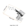 thumbnail image 2 of Uxcell 1-3/8" Inlet 11/16" Outlet Sewing Machine Right Angle Bias Binder, 2 of 4