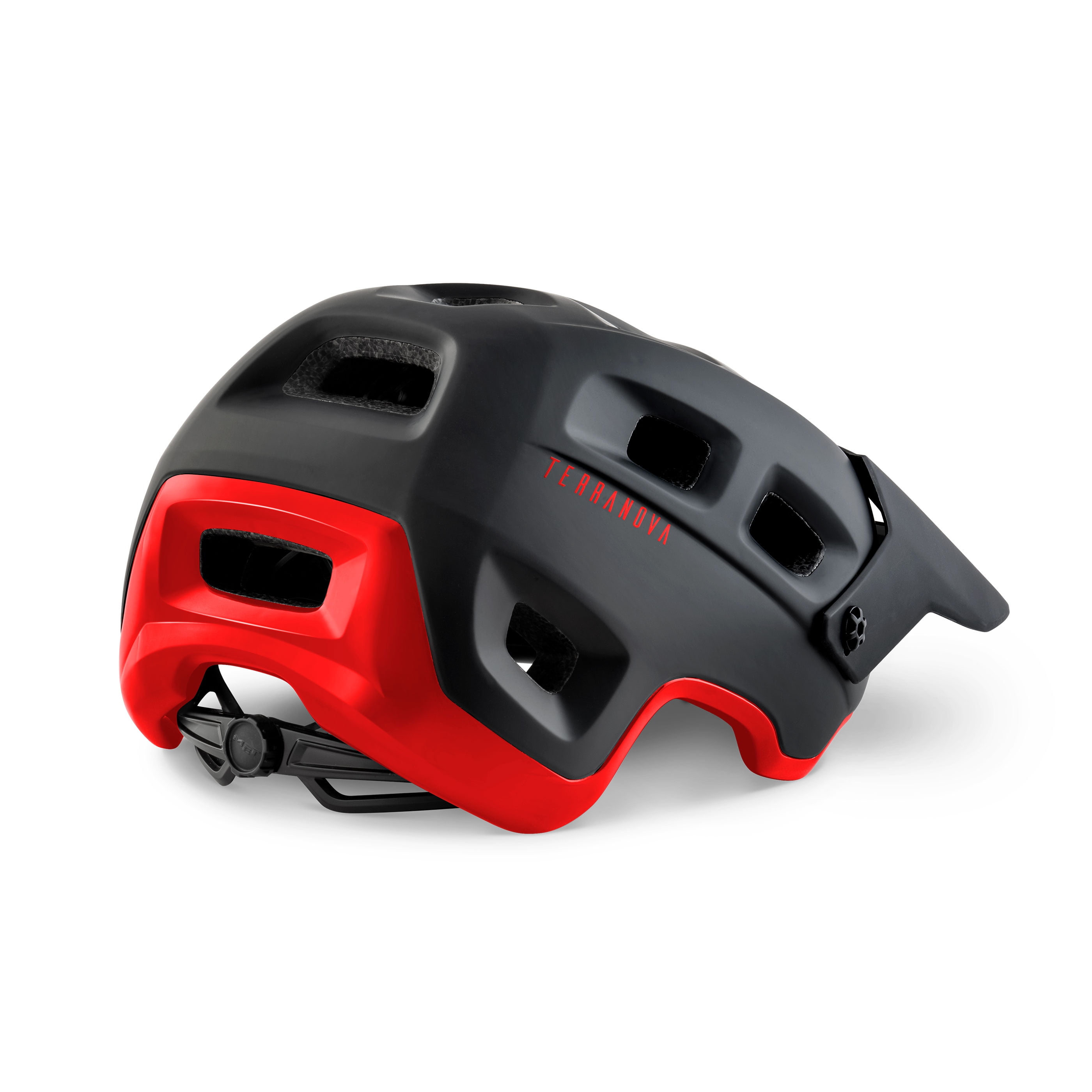 MET Helmets Terranova MIPS Adult Mountain Bike Helmet with Adjustable Visor, Matte Black