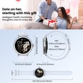 thumbnail image 6 of Smart Watches for Women, 1.27" HD Touchscreen Fitness Tracker with Bluetooth Calls, 100+ Sport Modes Ladies Smart Watch, IP68 Waterproof Fitness Activity Tracker, 6 of 7