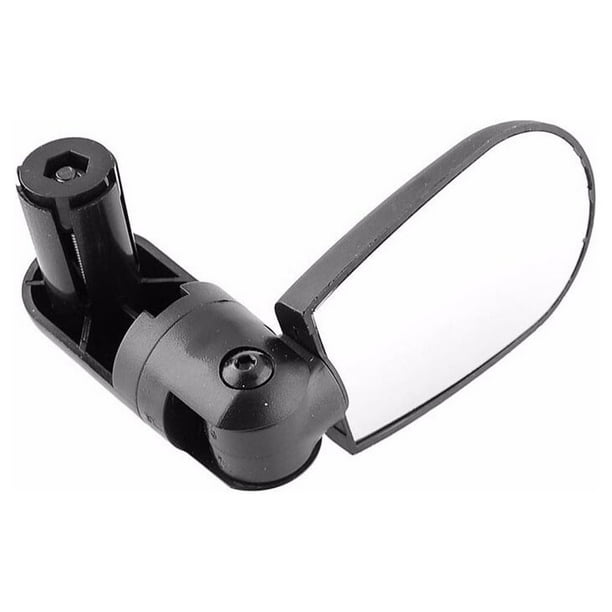 Toystoory Espejo retrovisor de gran angular, suministros para bicicletas de vidrio, espejos decorativos para manillar Ciclismo Negro