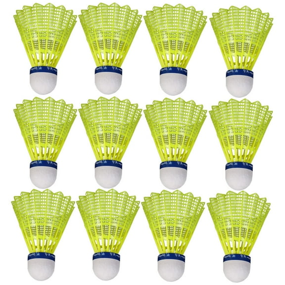 WORGEOUS 12 Pcs Pendant Toy Shuttle Cocks Badminton Return Shuttlecock Birdies
