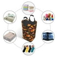 thumbnail image 4 of Disketp Autumn Hedgehog and Fox Cute Square Laundry Bag Large Collapsible Dirty Clothes Bags With Handles Waterproof Essentials Storage For College Dorm, Family, 4 of 5