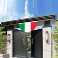 thumbnail image 3 of Half Flag Banner for Wall Hanging, Country Flag Party Decoration, Half Circle Hanging Bunting for Indoor Outdoor Events, UK Italy Mexico New Zealand France Germany Canada Styles, 3 of 4