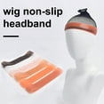 thumbnail image 2 of Xinwanna Women Silicone Wig Band Anti-slip Sport Wig Strap Elastic Secure Wig Hat with Grip Band Wig Accessory (White), 2 of 13
