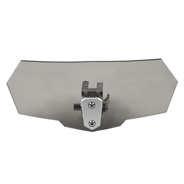 Deflector de viento para parabrisas de motocicleta ajustable con flujo de aire Universal (negro) Jadeshay A