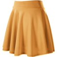 thumbnail image 3 of Women's Basic Flared Casual Mini Skate Skirt Versatile Stretchy, 3 of 8