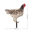 thumbnail image 3 of TIELUTT Poultry Decoration Yard Insert Rooster Acrylic Sticker Yard Art Rabbit Cardigan Sweater Christmas Signs Memorial Stake with Picture Valentines Day Banners for the Home Memorial Stake for Frie, 3 of 6