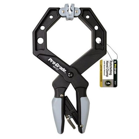 

Pro-Grade 59127 4 in. Locking Handle Ratchet Swivel Pads Spring Clamp