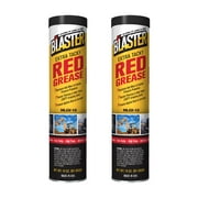 B'laster (2 Pack) Extra-Tacky Grease 14 oz for High Temp Lubrication - Corrosion Protection Grease for Wheel Bearing, Automative, Garage Door, Lithium, Plumbers - Semi Truck Accessories