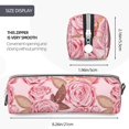 thumbnail image 3 of Honeii Rose Flowers Pattern Pencil Case, Pencil Pouch, Pencil Case Small, Pencil Pouch Aesthetic, PVC Pencil Pouch, Pencil Bag, Makeup Pouch, 3 of 7
